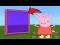 Minecraft Pe How To Make a Portal To The Peppa Pig Dimension - Mcpe Portal To Peppa Pig!!!