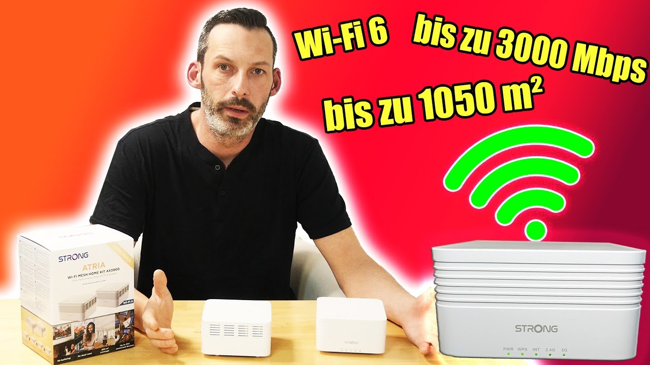Strong Wi-Fi Mesh Home Kit AX3000 | WLAN in jeder Ecke bis zu 1050 m²