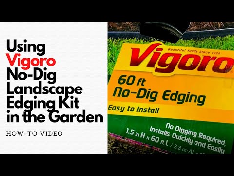 60 ft. No-Dig Plastic Landscape Edging Kit