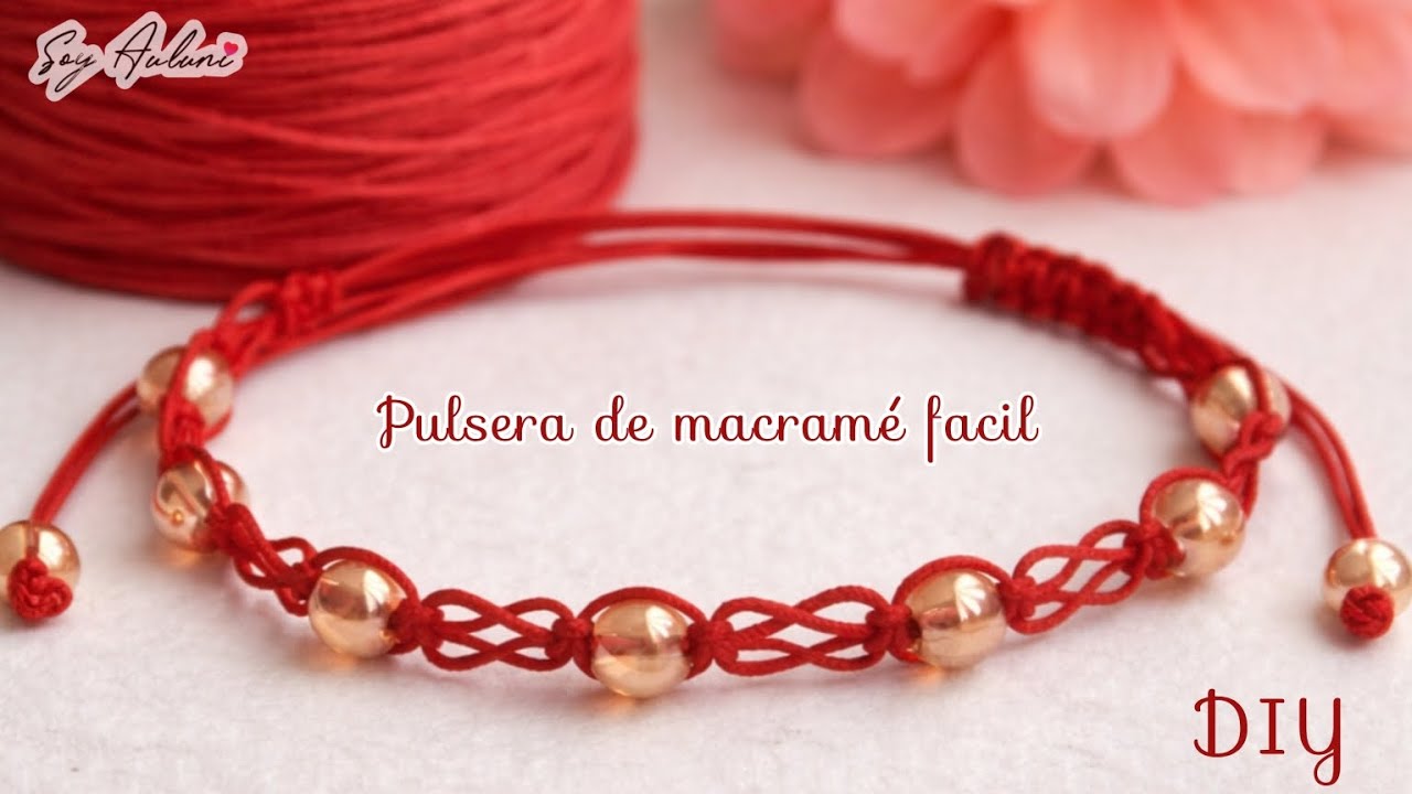 Pulsera de Macramé Fácil y Rápida| DIY Tutorial para principiantes ✨️