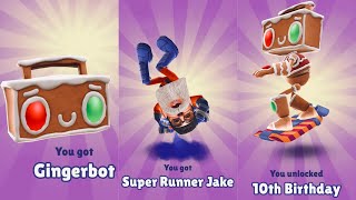 Unlocking Super Runner Jake and Gingerbot for Five Dollars on Subway Surfers