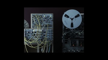 Reel to Reel Reverse loop + Modular Synth Ambient/Plaits Marbles 2hp Arp Ensemble Oscillator #Shorts