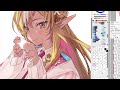 【お絵描き雑談】ホロライブの不知火フレアちゃん描きます【Live drawing】