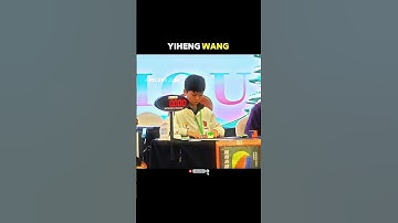 📈Yiheng wang 2x2 cube 2024 World record Average 0.88 sec #shorts #viral #cube #rubikscube