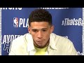 Devin Booker On Jokic Scuffle, Postgame Interview - Game 4 - Suns vs Nuggets | 2021 NBA Playoffs