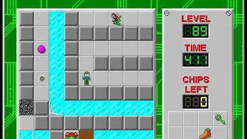 CCLP2 level 89 solution - 381 seconds