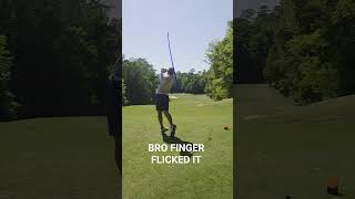 Lmao Bro Finger Flicked He Liked it THAT MUCH #GOLF #3WOOD #LONGDRIVE