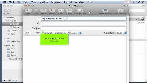 How to read and send e-mail messages in Apple Mail | FastDot Cloud Hosting