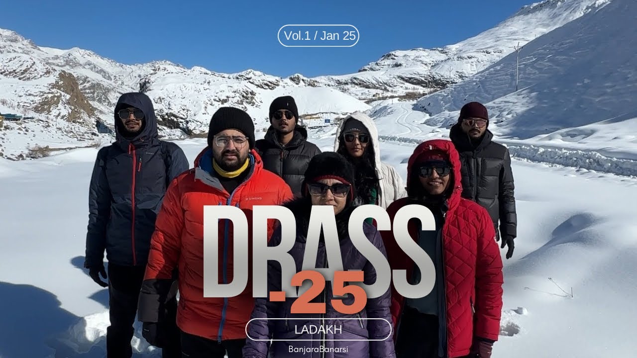 We spent 3 days in India's coldest Village DRAS(-60c)