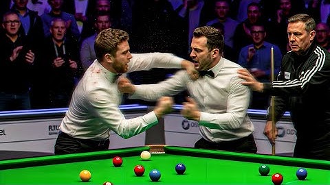 25 Minutes Of Snooker Players Getting Angry..
