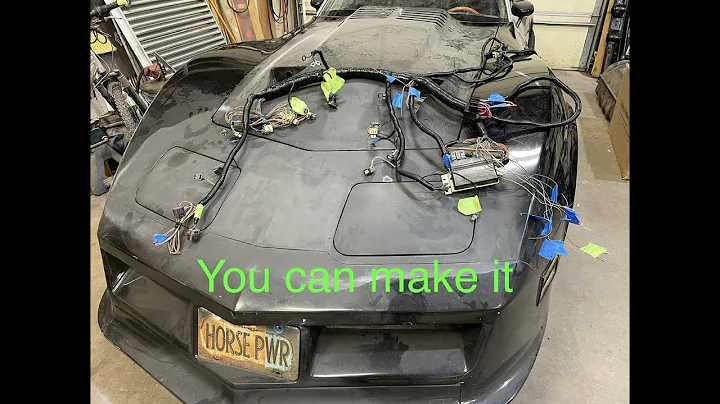 ls swap stand alone wire harness modified c3 corvette #restomod #lsswap #automobile #restoration