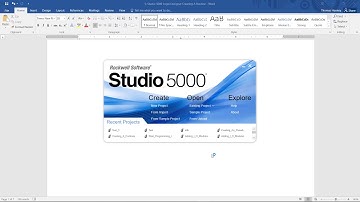 122. Studio 5000 Uploading Project From Splash Screen