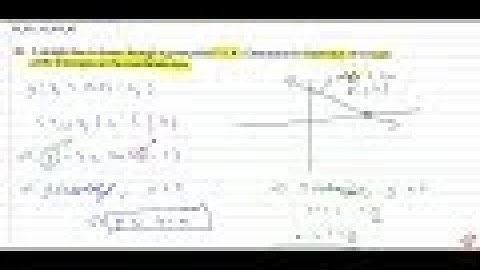 A straight line is drawn through a given point `P(1,4)dot` Determine the least value of the sum ...