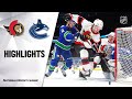 Senators @ Canucks 1/25/21 | NHL Highlights