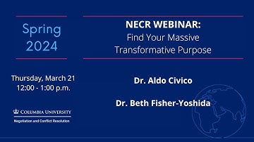 NECR March Webinar - Find Your Massive Transformative Purpose
