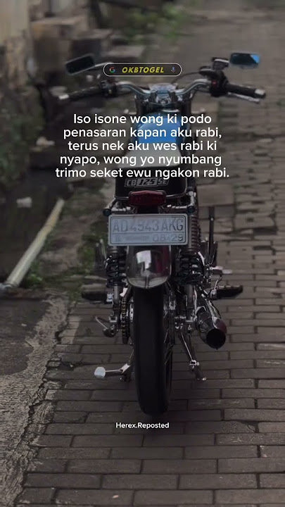kpn koe rabi? | story wa anak motor cb herex #repost #fypシ゚viral