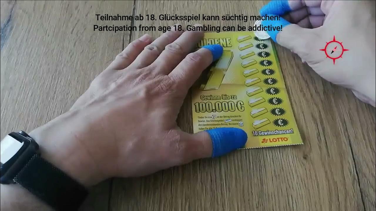 Goldene 7 Rubbellos Unerwartete Überraschung im ersten Drittel! Sei gespannt! 7 YouTube