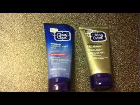Clean & Clear Advantage Plus Facial Scrub Cleanser for Acne Pimples for Men - Quick Review | How To