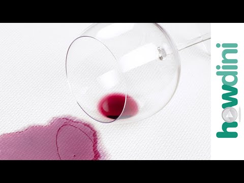 How to remove red wine stains