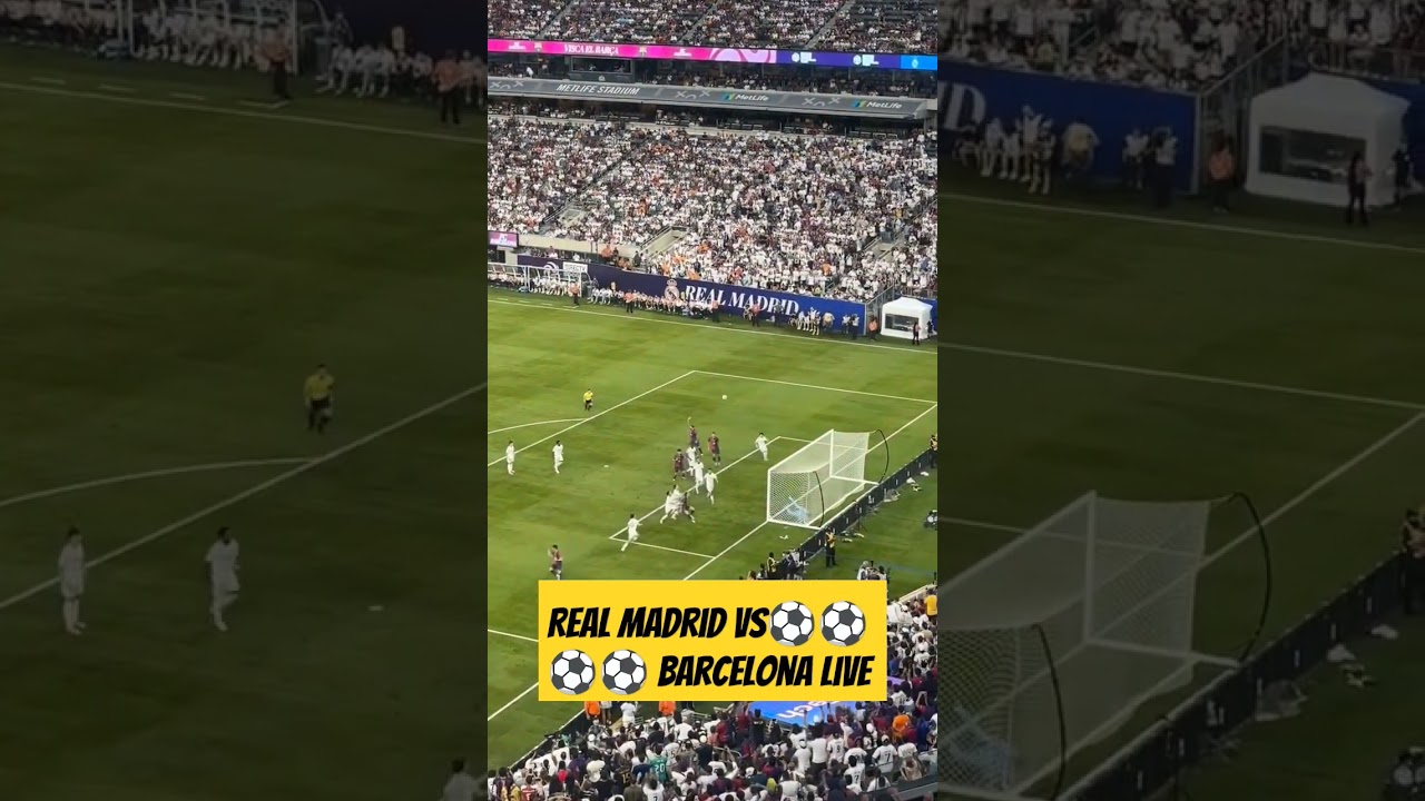 Real Madrid vs Barcelona 𝗟𝗶𝘃𝗲 Score Updates (0-0)Real Madrid vs Barcelona 2024 𝗟𝗶𝘃𝗲 stream