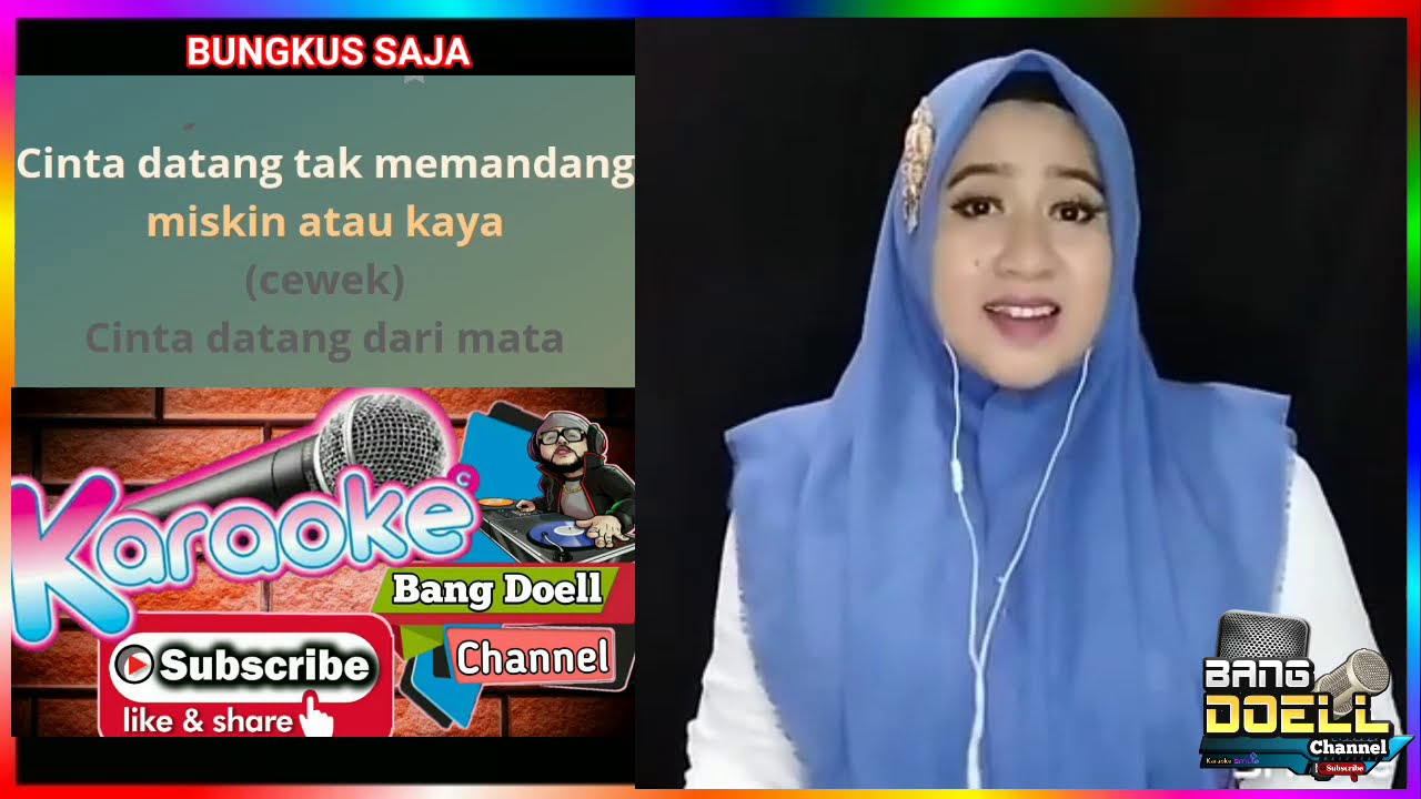BUNGKUS SAJA KARAOKE DANGDUT Duet Bersama Artis Smule NO VOCAL COWOK