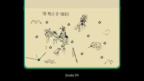 Lara Croft GO walk through level 2 (the maze of the snakes)