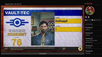 Fallout 76 trying to get legendary weapons ps4 Doubleuppp8 live Game Play