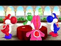 Mario Party 9 - Funny Minigames - Yoshi vs. Yoshi vs. Yoshi vs. Yoshi (Master Difficulty)