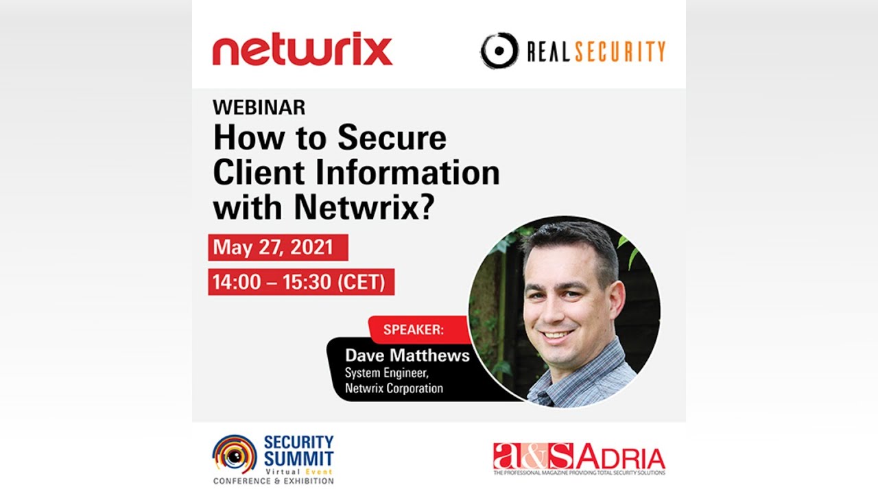 WEBINAR: How to Secure Client Information with Netwrix?