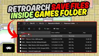 How to Save RetroArch Save Files Inside the Game/ROM Folder (PC)