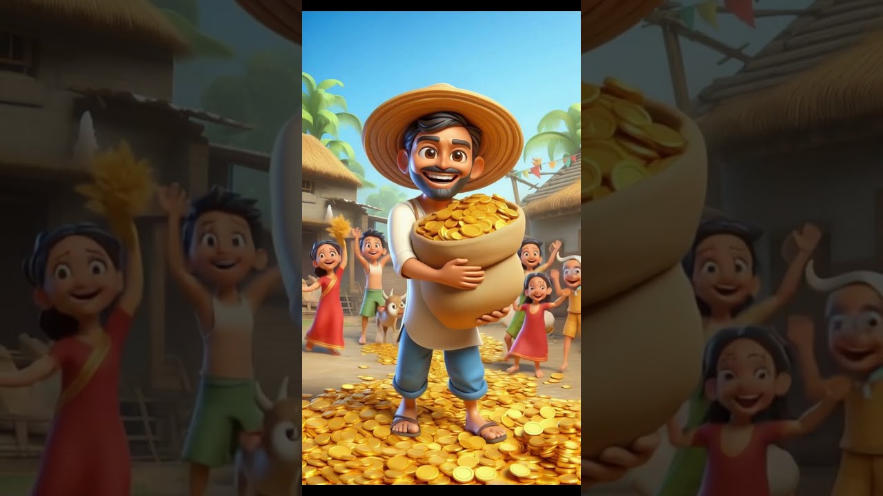  The Greedy Farmer And Magical Pigeon Ai Cartoon Animation
