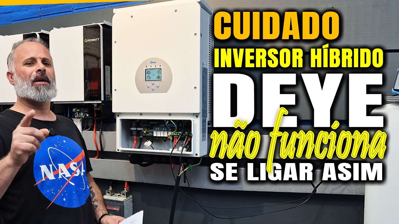 Híbrido DEYE 110V/220V Split Phase ASSIM Vai QUEIMAR e dar Prejuízo! | Eduardo Aquino
