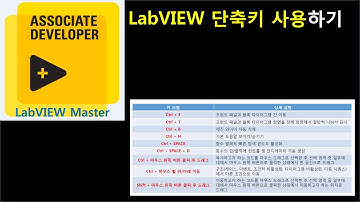 LabVIEW 단축키 사용하기