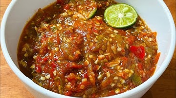 CARA BUAT SAMBEL TERASI ENAK DAN SIMPEL 