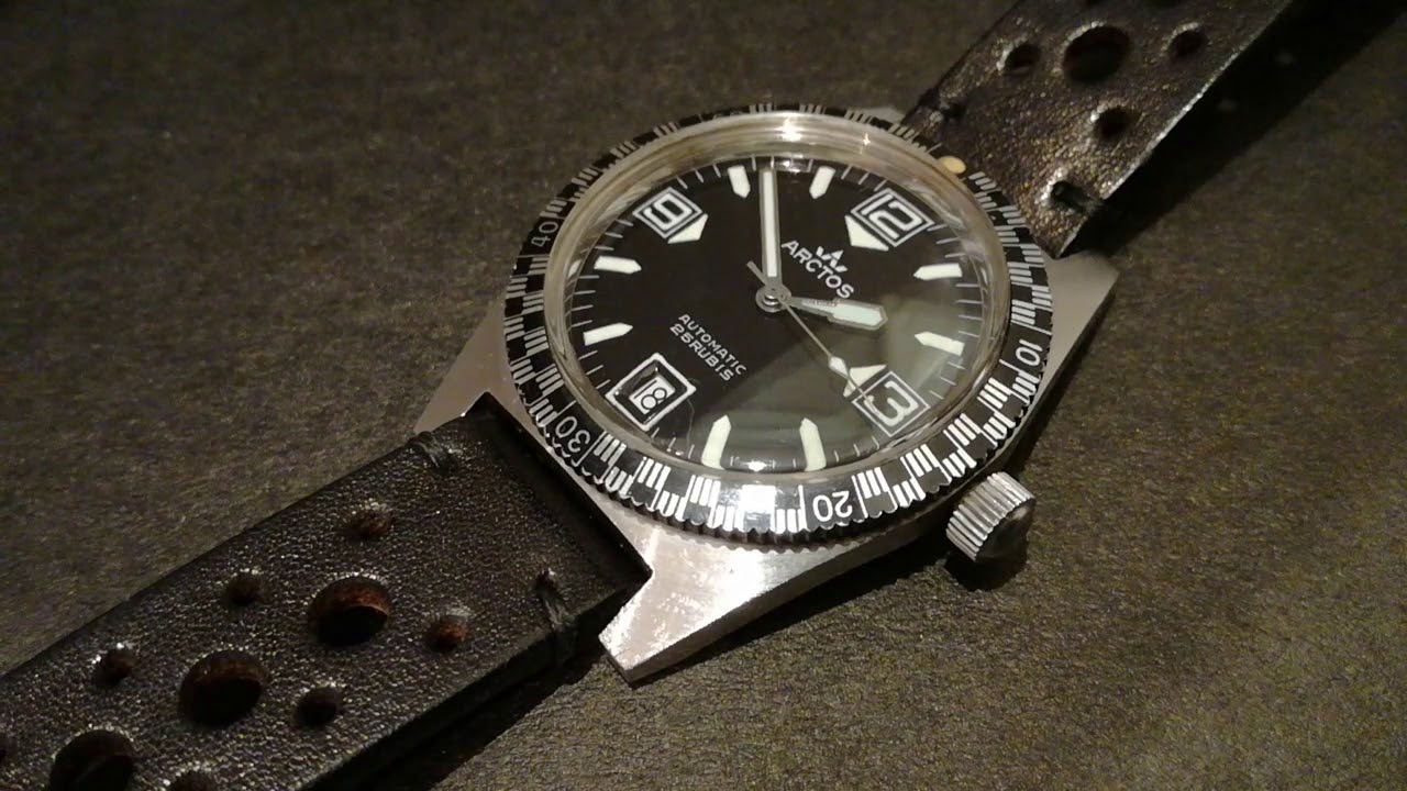 Black Ceramic Case Luminous acg110-03wht - Arctos Gpw Ceramic wrist watch