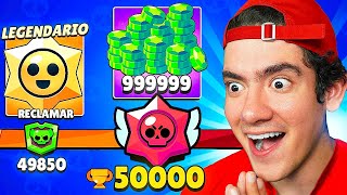 LLEGANDO por PRIMERA VEZ a 50.000 COPAS en BRAWL STARS !! - TheDonato