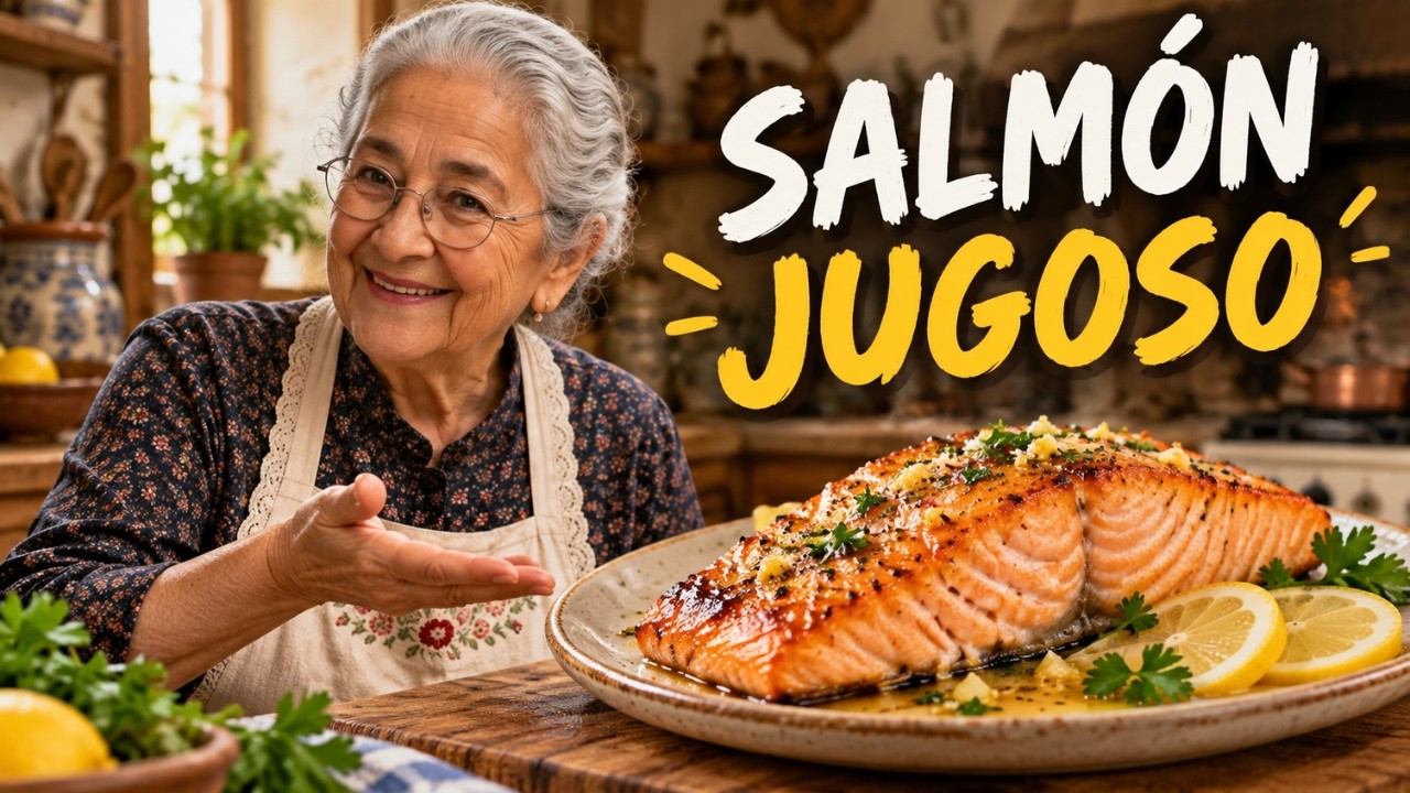 El TRUCO DEFINITIVO de las abuelas españolas para que el SALMÓN quede JUGOSO y nunca SECO