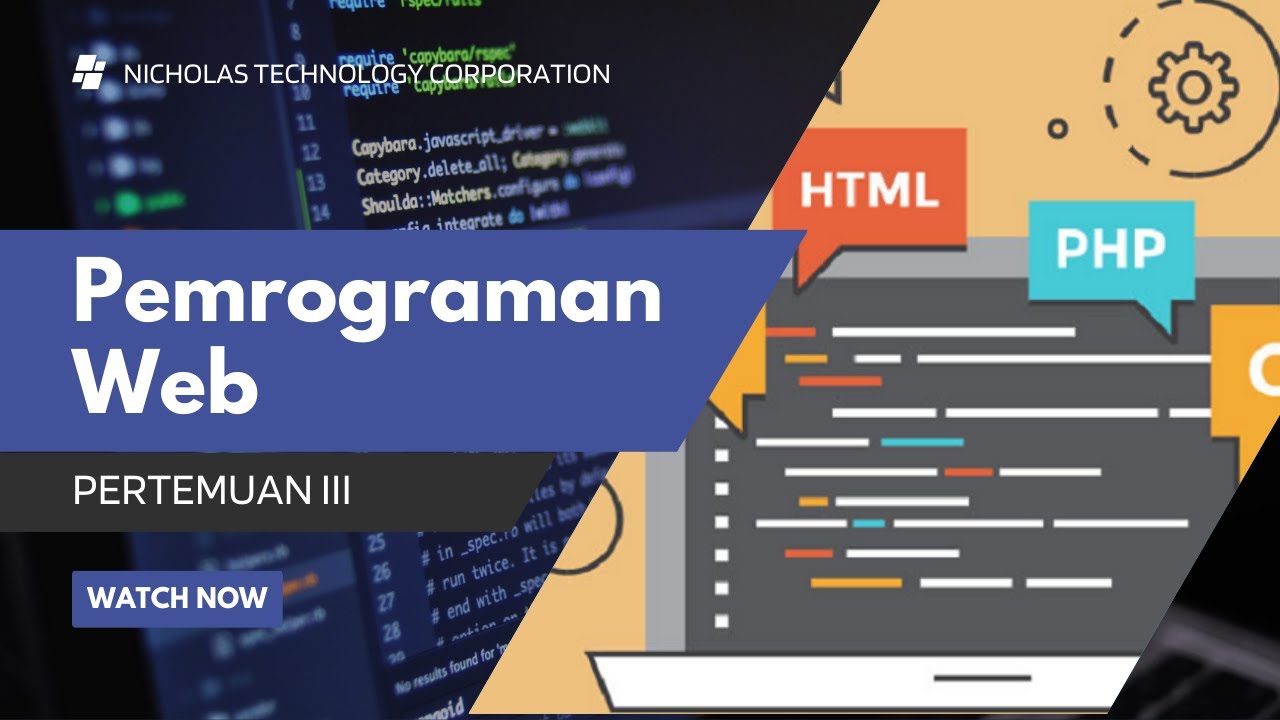 PERTEMUAN III - (CARA MEMBUAT FORM PADA HTML) - YouTube