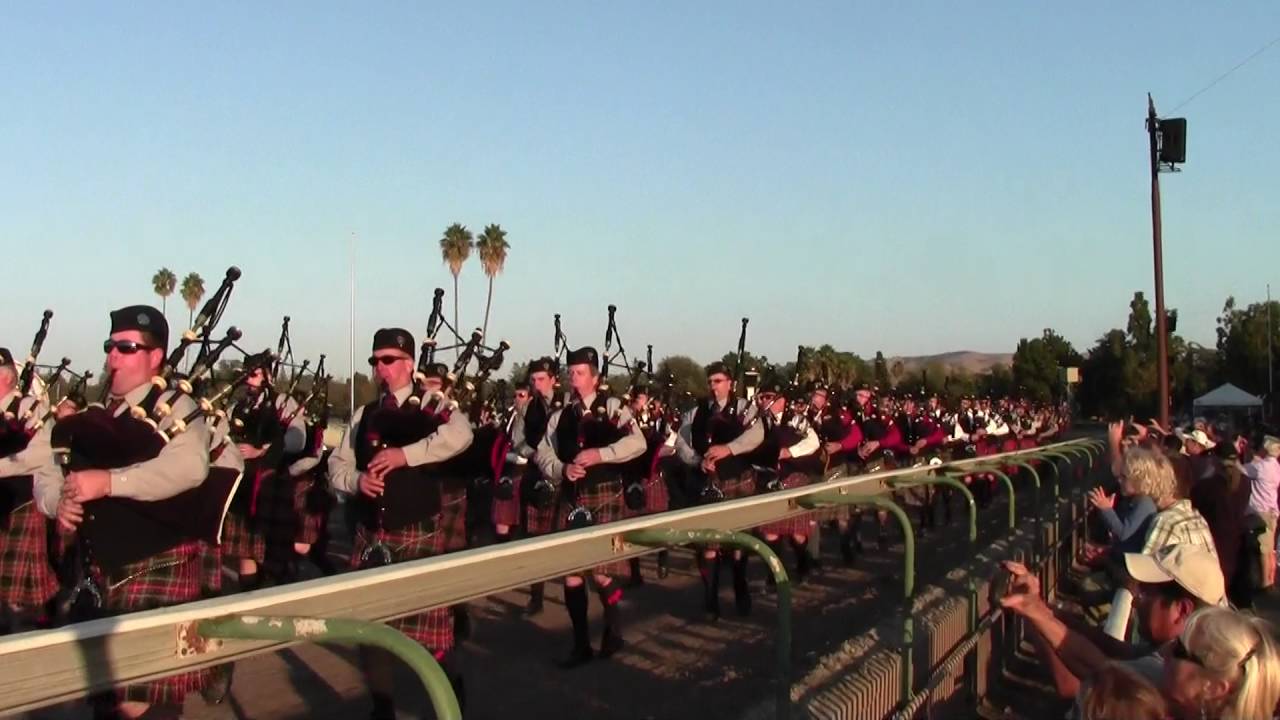 March off: Scottish Games, Pleasanton, 2016 - Video 3