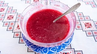 видео Клюквенный соус к мясу: рецепт приготовления