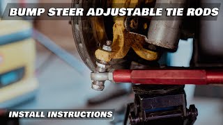 E30/E36 Bump Steer Adjustable Tie Rod End Installation & Adjustment Instructions