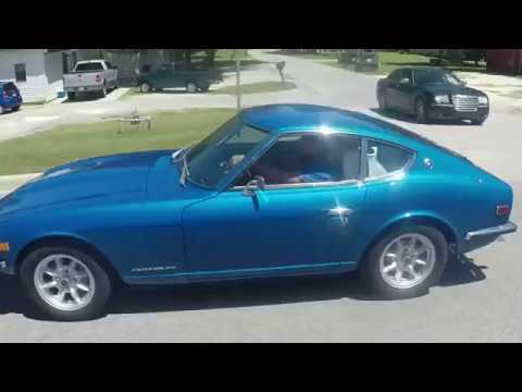 1972 Datsun 240z Code 115 Metallic Blue With White Interior