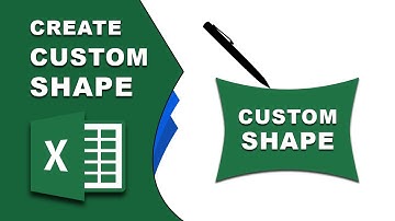 How to create a custom shape in Microsoft  Excel