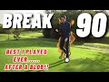 What 20 handicap golf looks like  i made so many pars  break 90 epping golf 18hole golf vlog