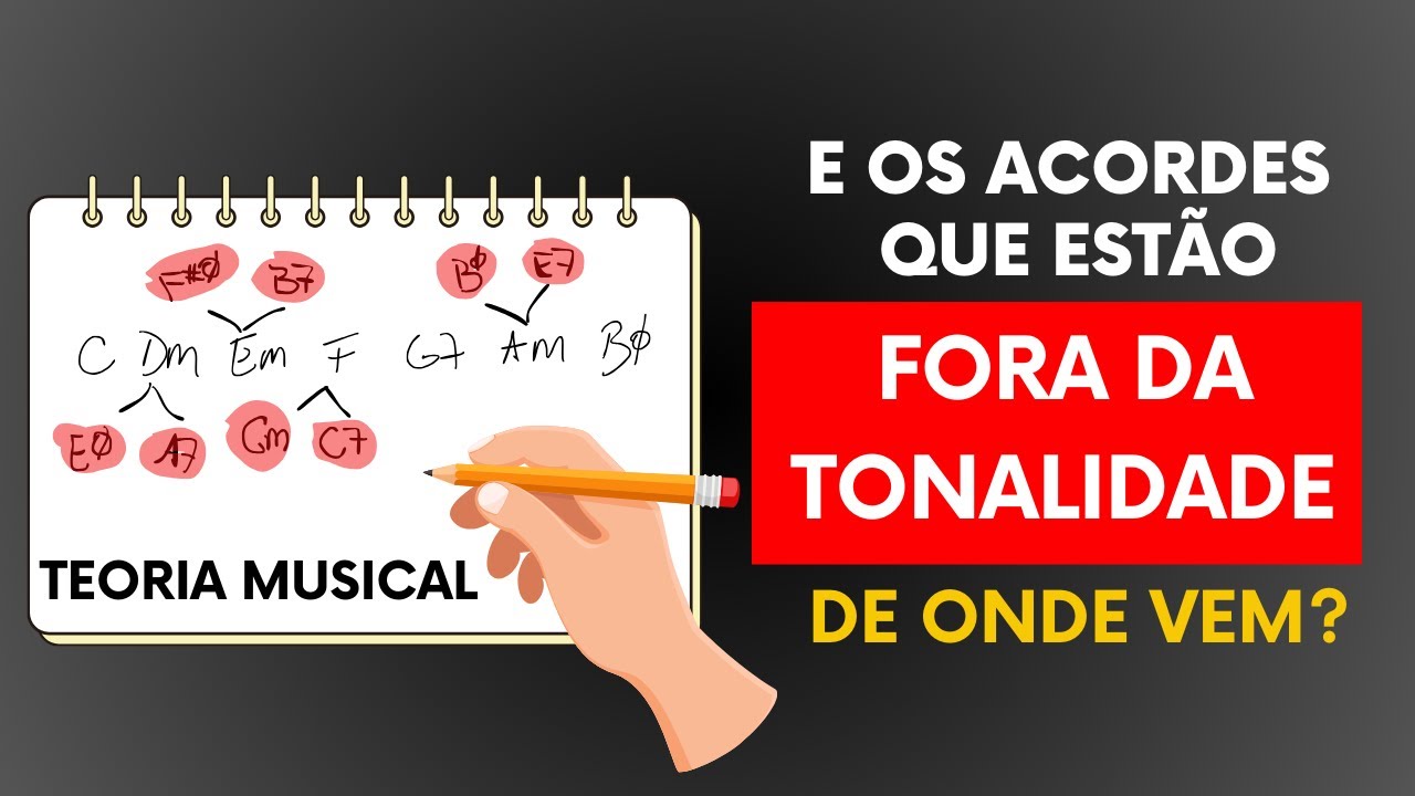 De onde vem os ACORDES FORA DA TONALIDADE? #teoriamusical #cavaquinho