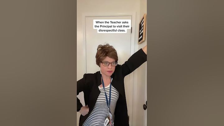 Teacher Calls Principal To Come To Disrespectful Class