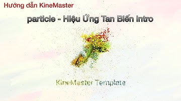 hướng dẫn Hiệu ứng tan biến particle intro kinemaster