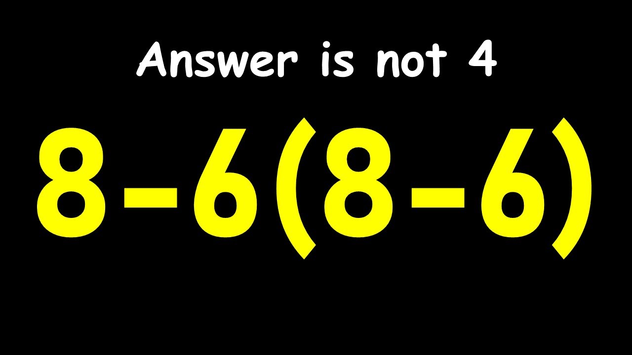 Only 1 in 5 Can Solve This Math Problem! - YouTube