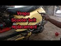 vespa scooter belt change and replacement in tamil