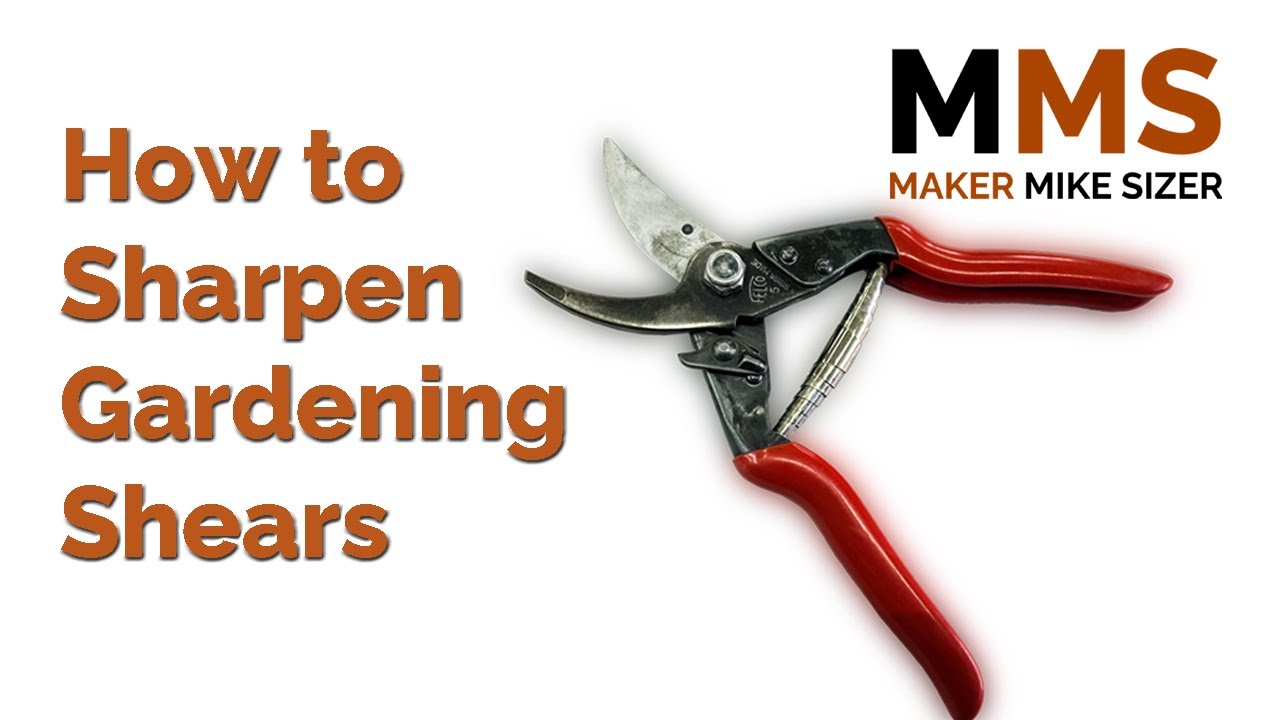 How to Sharpen Gardening Shears YouTube